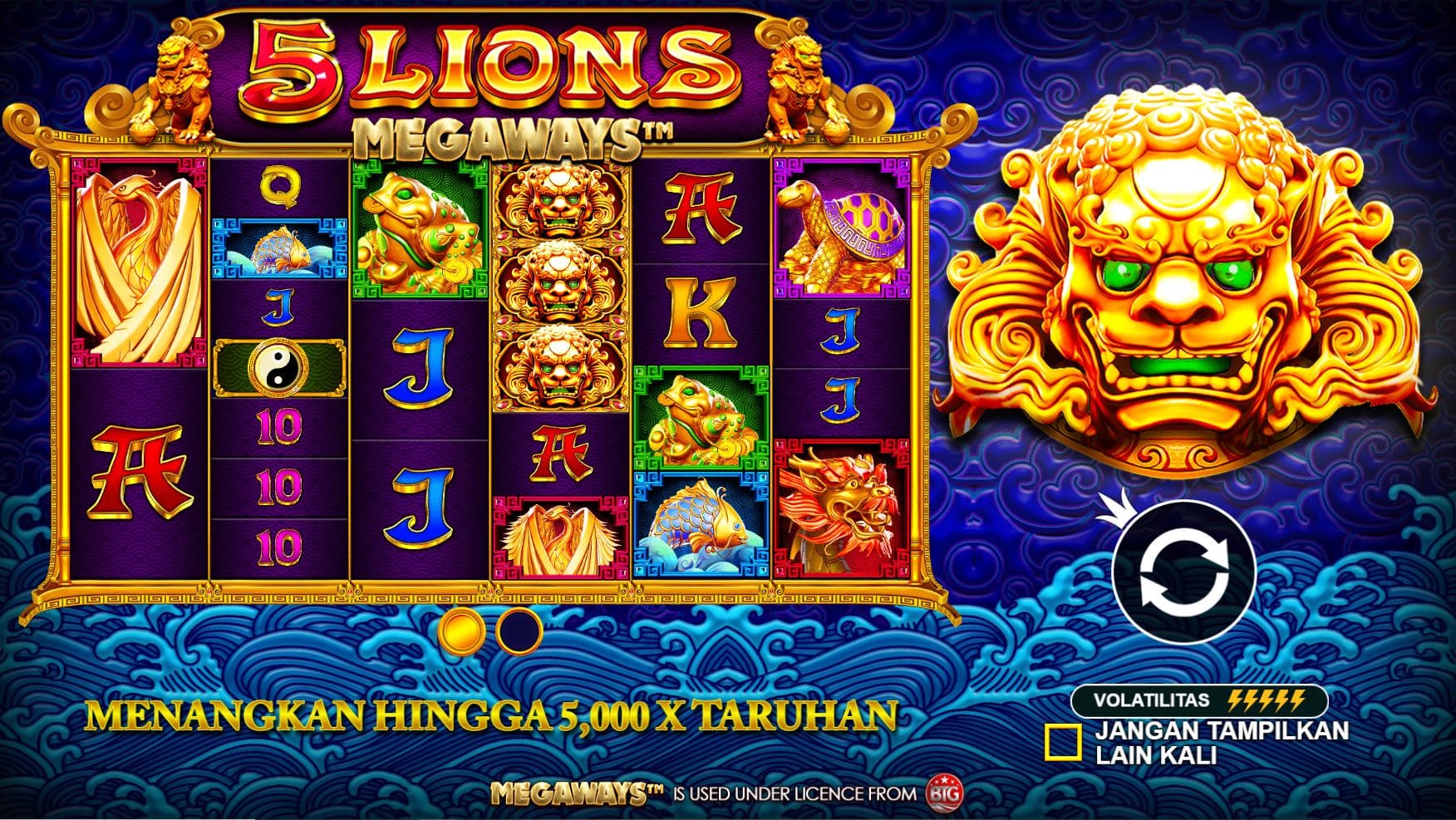 5 Lions Slot Demo